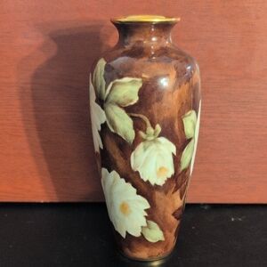Vintage Dee Lenz Floral Design Vase